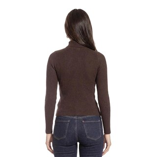 Foto 2 | Foto 2 | Blusa Tejida de Cuello Alto Juvenil para Mujer