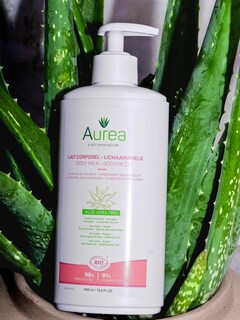 Foto 4 | Foto 4 | Leche Corporal Aurea Enriquecida Con Aloe Vera De 400 Ml Que Restaura La Flexibilidad - Venta Internacional.