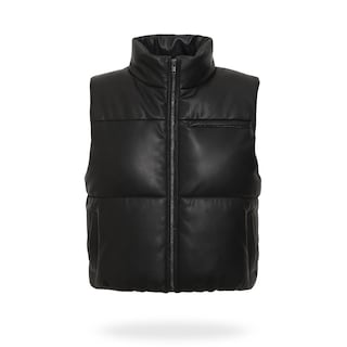 Foto 1 | Foto 1 | Chaleco Bomber Vinipiel Negro