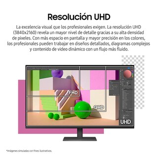 Foto 2 | Foto 2 | Monitor Samsung de 37 Pulgadas 4K Ls37d700ealxzx