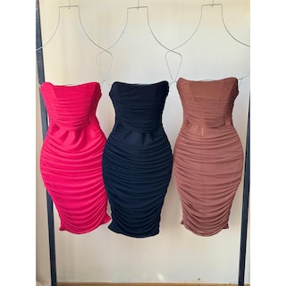 Foto 3 | Foto 3 | Vestido Mesh Corto Rojo Daze para Mujer