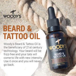 Foto 2 | Foto 2 | Aceite Para Barba Y Tatuajes Woody's Hydrating Para Hombre 30 Ml - Venta Internacional.