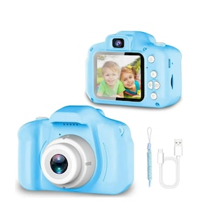 Foto 1 | Foto 1 | Camara Digital Niños Uso Rudo Hd 1080p Fotos Video Infantil Azul Claro