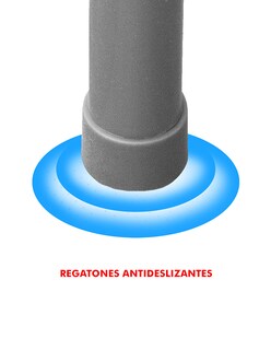 Foto 5 | Foto 5 | Silla Plegable Gris 10pz Mindejal Silpleg1 Metal Gris Con Regatones