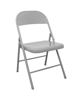 Foto 7 | Foto 7 | Silla Plegable Gris 10pz Mindejal Silpleg1 Metal Gris Con Regatones