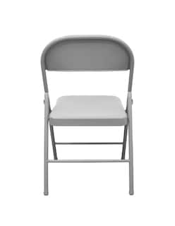 Foto 8 | Foto 8 | Silla Plegable Gris 10pz Mindejal Silpleg1 Metal Gris Con Regatones