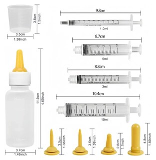 Foto 2 | Foto 2 | Set Lactancia Xtellar Biberón Mamila Cachorro Mascota Gato Perro Blanco