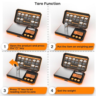 Foto 3 | Foto 3 | Báscula Digital Para Gramos Maxus De 500 G X 0 01 G Con Usb Y Batería - Venta Internacional.