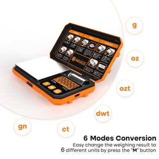 Foto 4 | Foto 4 | Báscula Digital Para Gramos Maxus De 500 G X 0 01 G Con Usb Y Batería - Venta Internacional.