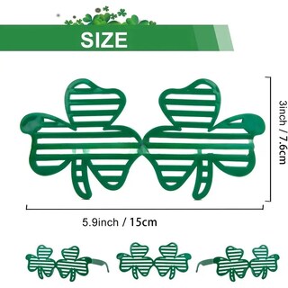 Foto 2 | Foto 2 | Set De Gafas De Fiesta Green Shamrock Paquete De 30 Unidades Para El Día De San Patricio - Venta Internacional.