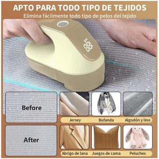 Foto 2 | Foto 2 | Máquina Eléctrica Removedora De Pelusa Para Ropa Portátil Eo Safe Imports Esi-23129 Beige