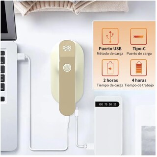 Foto 3 | Foto 3 | Máquina Eléctrica Removedora De Pelusa Para Ropa Portátil Eo Safe Imports Esi-23129 Beige