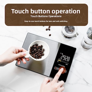 Foto 4 | Foto 4 | Báscula De Cocina Digital De Acero Inoxidable De 450 G Con Indicador De Calorías - Venta Internacional.