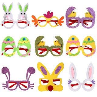 Foto 1 | Foto 1 | Gafas De Fiesta Con Diseño De Conejo De Pascua Y Cáscara De Huevo Para Niños Paquete De 9 - Venta Internacional.