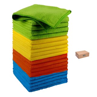 Foto 1 | Foto 1 | Paño De Limpieza De Microfibra paquete Con 16 Pzas Eo Safe Imports Esi-23130 Multicolor