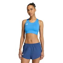 Playera Corta De Running Adizero Essentials Adidas Azul Mujer