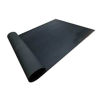 Foto 1 | Foto 1 | Piso Hule Estriado Antiderrapante Negro Tapete Pasillo Phasa