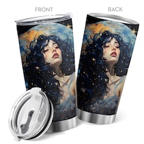 Vaso Oasisdream De Acero Inoxidable De 600 Ml Con Estampado Femenino - Venta Internacional.