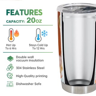 Foto 4 | Foto 4 | Taza De Viaje Oasisdream Vaso De Acero Inoxidable 600 Ml Con Tapa - Venta Internacional.