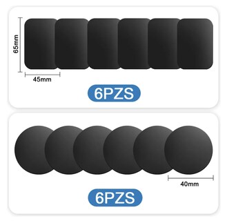 Foto 2 | Foto 2 | 12 Placas De Metal Xtellar Para Soporte Magnético Auto Celular