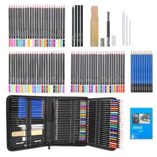 Foto 1 | Foto 1 | Set 96 Lápices De Color Al Óleo Y Dibujo Xtellar Con Estuche Y Accesorios
