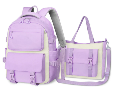 Foto 1 | Foto 1 | Mochila Escolar Xtellar Double Line Backpack Tela Lisa