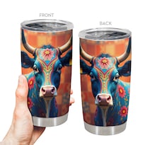 Vaso De Viaje Oasisdream Oasisdream 600 Ml De Acero Inoxidable - Venta Internacional.