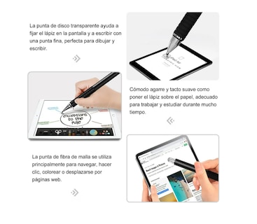 Foto 4 | Foto 4 | Pluma Óptico Capacitivo Universal Negro
