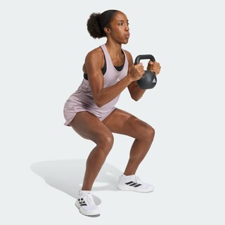 Foto 7 | Foto 7 | Playera Sin Mangas Train Essentials Minimal Branding Racerback Adidas Violeta Mujer