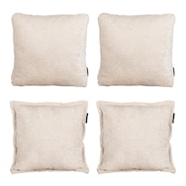 Set De 2 Cojines Decorativos Dicasa Beige (1 Kappa Cuadrado + 1 Zita Cuadrado Grande)