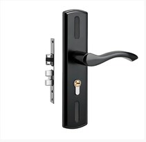 Chapas Manuales para Puertas Negro