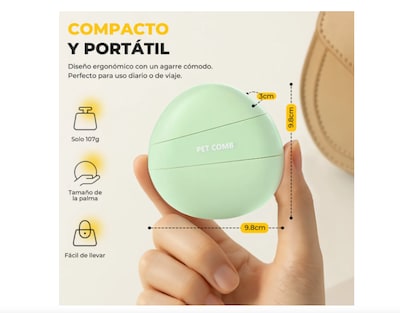 Foto 3 | Foto 3 | 3 In 1 Depilación Cepillo Xtellar De Masaje Para Gato/perro