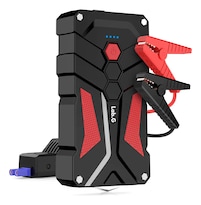 Arrancador de Batería Lab.G Auto Portátil 1500a 15800mah Powerbank Rojo
