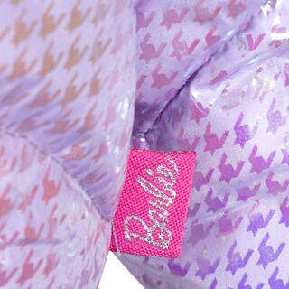 Foto 4 | Foto 4 | Chamarra Capitonada Barbie para Niña con Capucha Desmontable