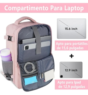 Foto 3 | Foto 3 | Mochila Xtellar De Viaje Mujer Mochila Para Laptop 15.6 Pulgadas Antirrobo