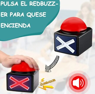 Foto 3 | Foto 3 | Botón Zumbador Xtellar Alarma para Juego de Ruleta 2 Piezas