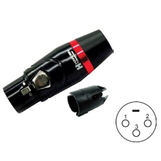 Foto 1 | Foto 1 | Plug (Macho) Tipo XLR 3 Puntas con Seguro para Cable 52 mm