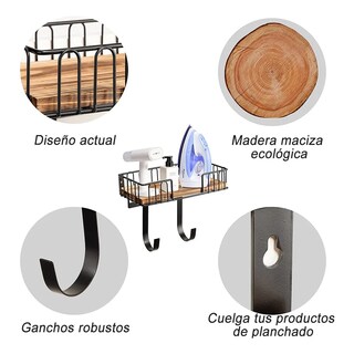 Foto 2 | Foto 2 | Soporte de Planchar Colgador Organizador Burro de Plancha Eo Safe Imports Esi-23133 Multicolor