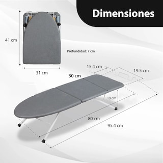 Foto 2 | Foto 2 | Burro de Planchar Ahorrador de Espacio Eo Safe Imports ESI-23134 Gris