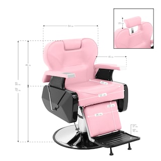 Foto 5 | Foto 5 | Sillon Barbero Peluqueria Rosa Onof Tonsura Estetica Rudo Hidraulico Reclinable