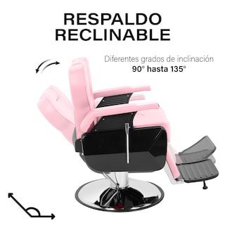 Foto 6 | Foto 6 | Sillon Barbero Peluqueria Rosa Onof Tonsura Estetica Rudo Hidraulico Reclinable