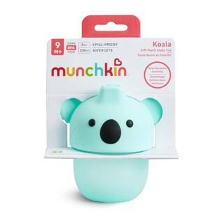 Foto 3 | Foto 3 | Vaso Entrenador Sippy Koala Munchkin Antiderrames 9m+ Suave Azul Soft Touch