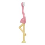 Cepillo De Dientes Bebes Y Niños Pequeños Flamingo. Color Rosa Animales