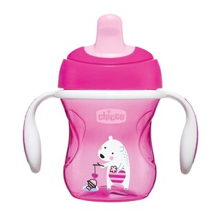 Foto 1 | Foto 1 | Vaso Entrenador 2-1 Chicco Antiderrames Asas 6m+ 200ml 7oz Color Morado