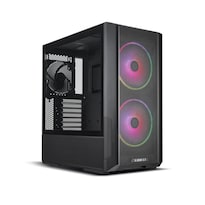 Gabinete Gamer Mid Tower Lian Li Lancool 216 Color Negro Ventiladores Incluidos