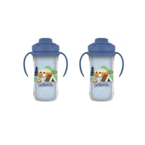 Pack 2 Vaso Entrenador Dr Brown's 10oz Térmico Popote Azul