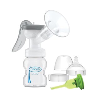 Foto 1 | Foto 1 | Extractor De Leche Materna Manual Dr Brown De Silicona Con Escudo Bf102 Con Biberón