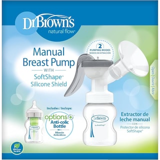 Foto 2 | Foto 2 | Extractor De Leche Materna Manual Dr Brown De Silicona Con Escudo Bf102 Con Biberón