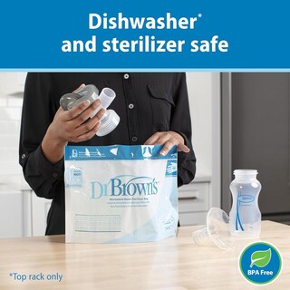 Foto 8 | Foto 8 | Extractor De Leche Materna Manual Dr Brown De Silicona Con Escudo Bf102 Con Biberón