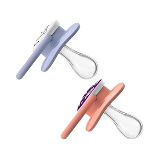 Foto 3 | Foto 3 | Set 2 Chupones Dr Brown's Advantage Glow In The Dark 0-6 Brilla En La Obscuridad Niña Nocturno Rosa Y Morado